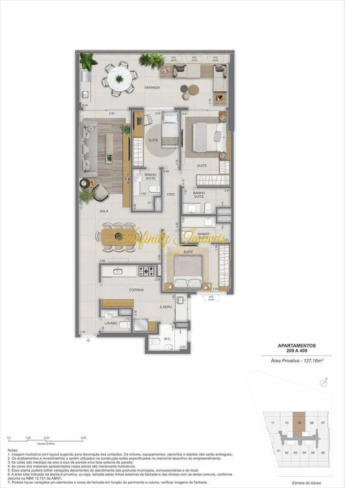 Apartamento, 3 quartos, 127 m² - Foto 30