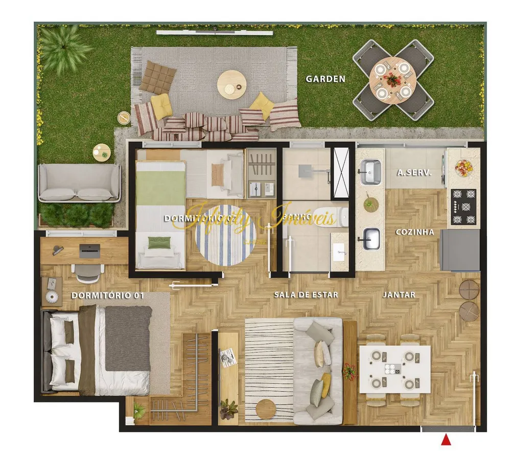 Apartamento, 2 quartos, 50 m² - Foto 25