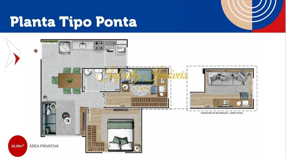 Apartamento, 2 quartos, 39 m² - Foto 13
