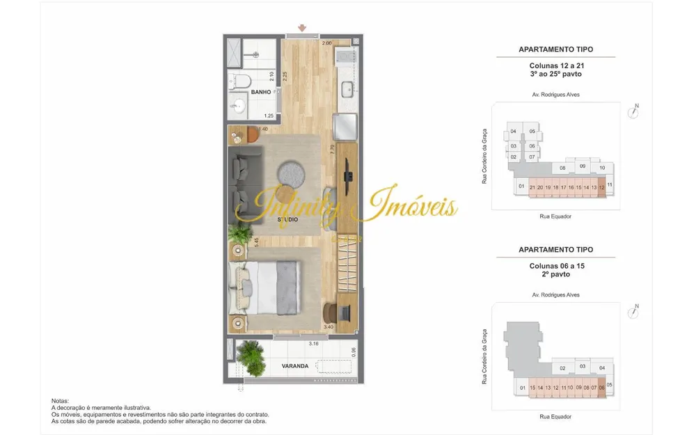 Apartamento, 1 quarto, 32 m² - Foto 21