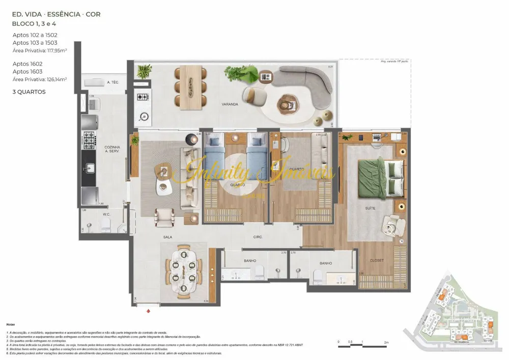 Apartamento, 3 quartos, 117 m² - Foto 37