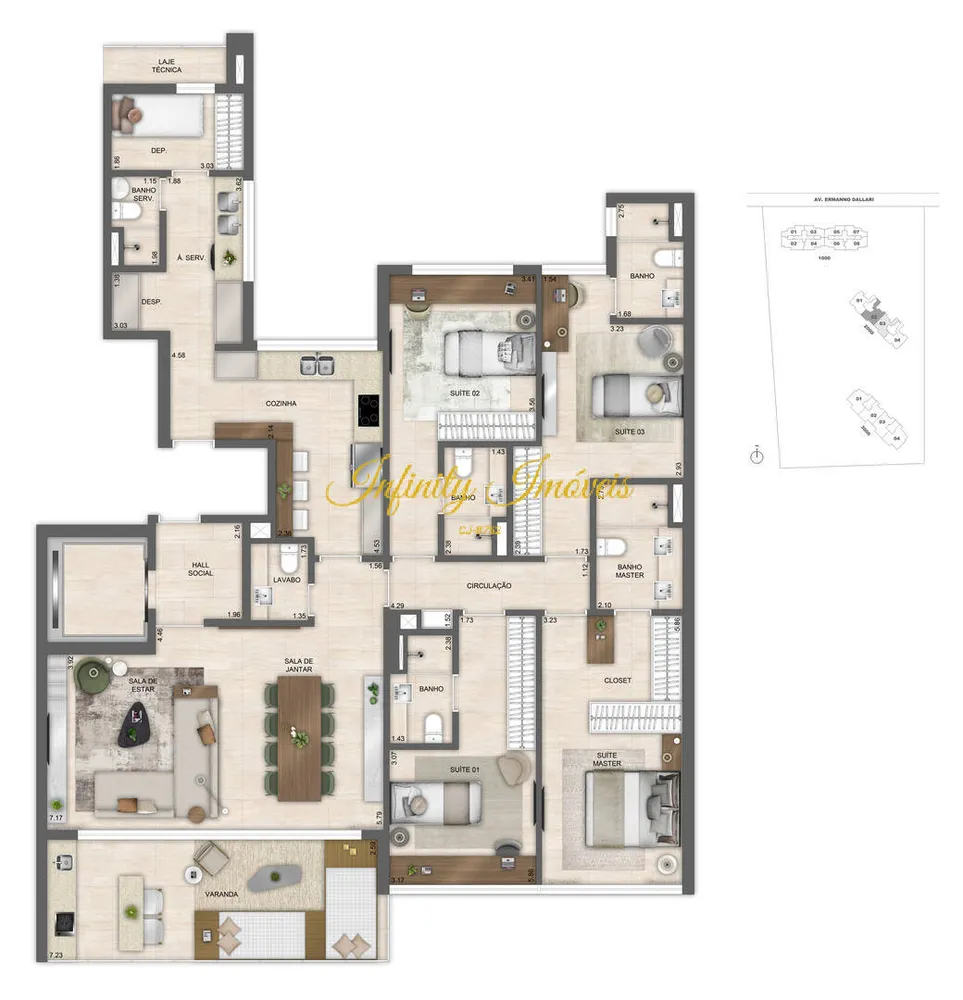 Apartamento, 4 quartos, 199 m² - Foto 76