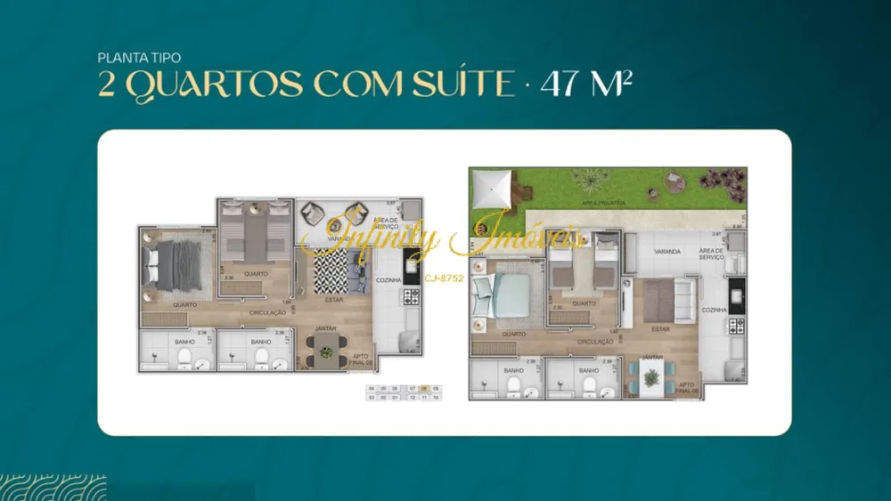 Apartamento, 2 quartos, 47 m² - Foto 30