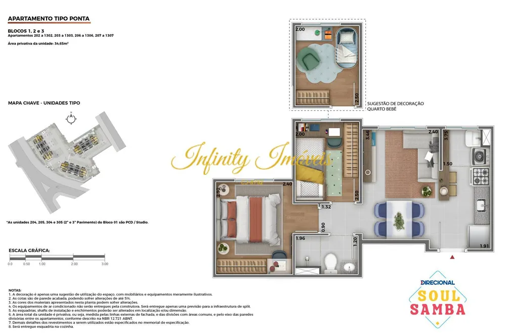 Apartamento, 2 quartos, 34 m² - Foto 24