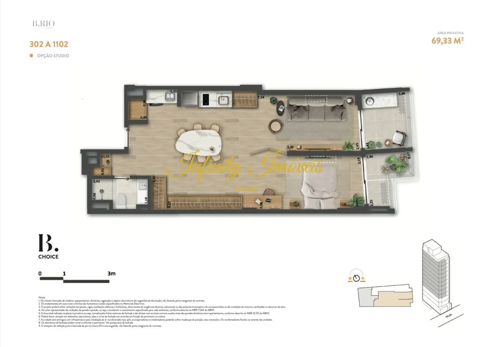 Apartamento, 1 quarto, 69 m² - Foto 14