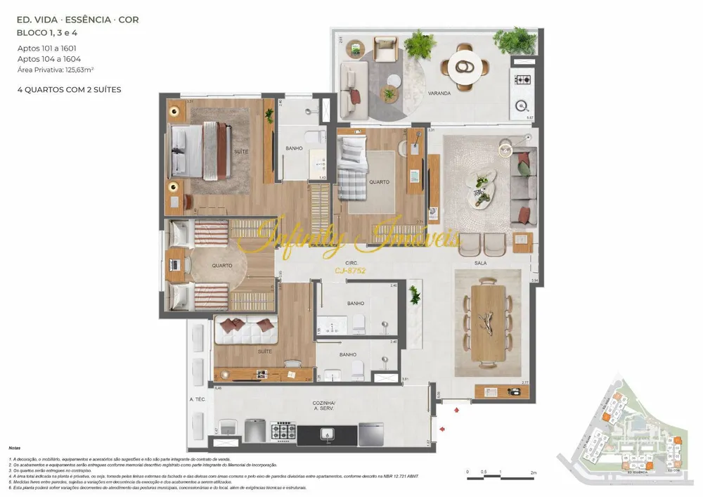Apartamento, 4 quartos, 123 m² - Foto 37