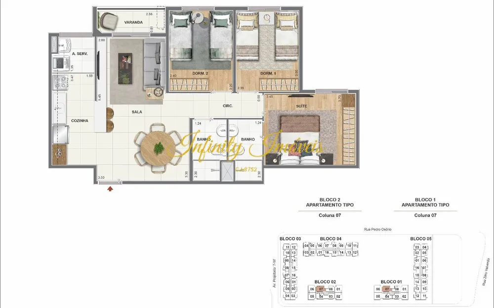 Apartamento, 2 quartos, 48 m² - Foto 22
