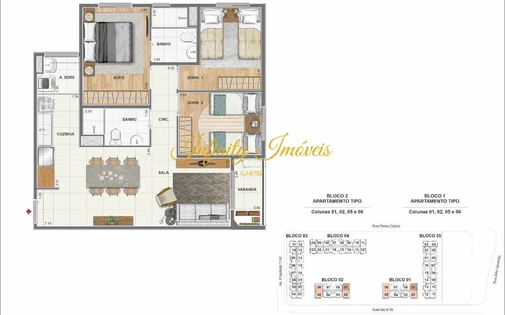 Apartamento, 2 quartos, 48 m² - Foto 25
