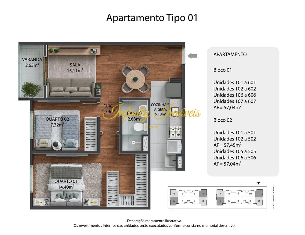 Apartamento, 2 quartos, 49 m² - Foto 20