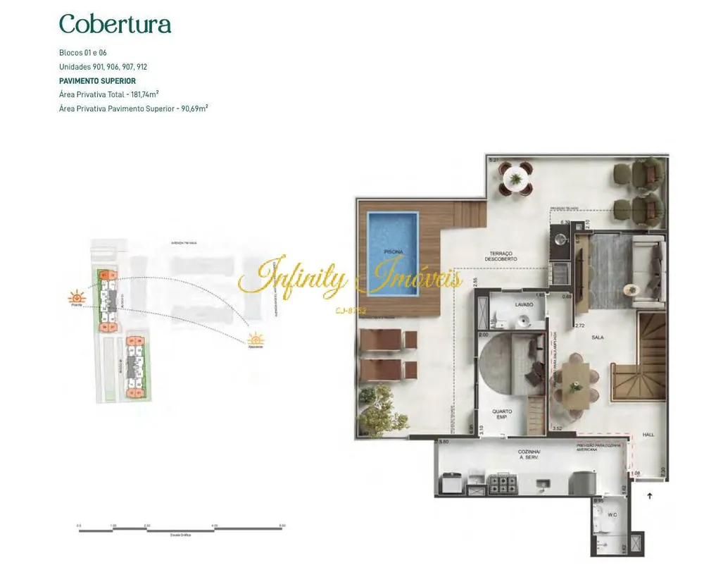 Cobertura, 3 quartos, 125 m² - Foto 42