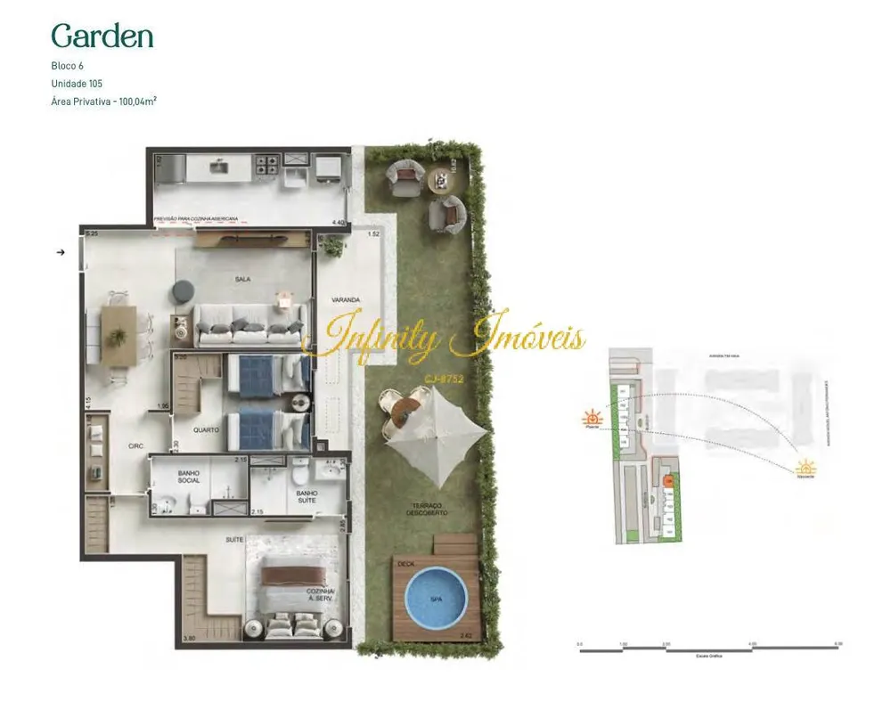 Cobertura, 3 quartos, 125 m² - Foto 46