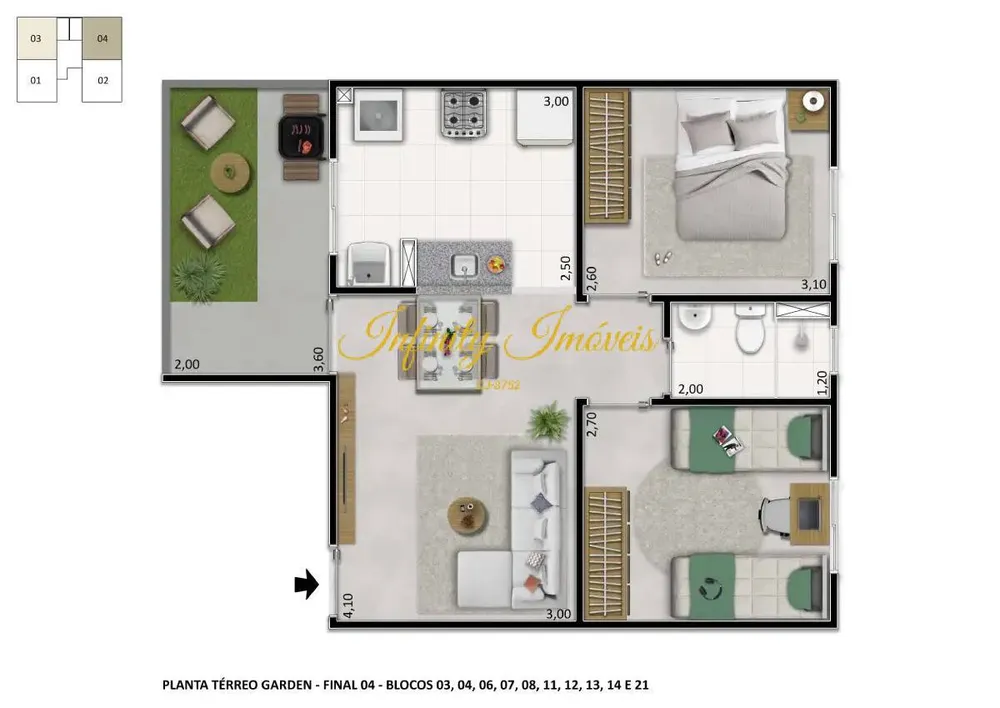 Apartamento, 2 quartos, 51 m² - Foto 24