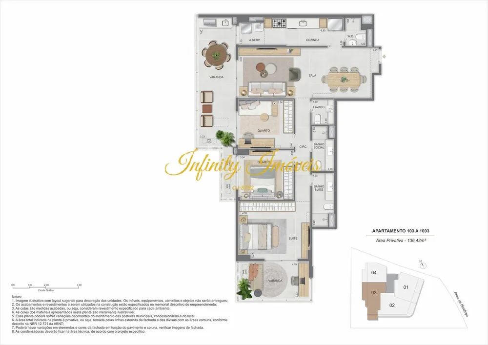 Apartamento, 3 quartos, 136 m² - Foto 17