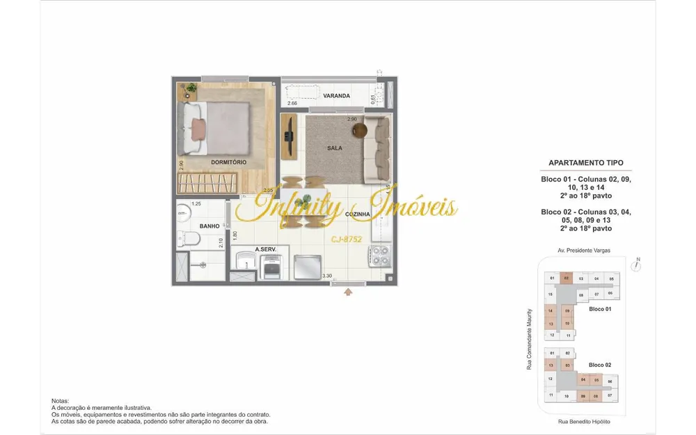 Apartamento, 1 quarto, 32 m² - Foto 22