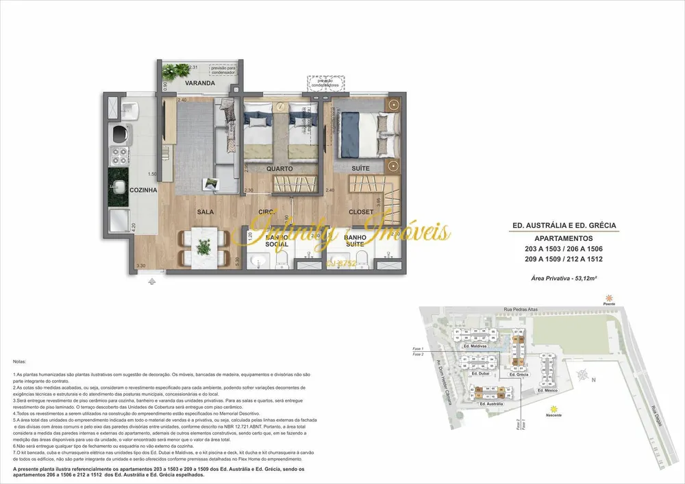 Apartamento, 2 quartos, 45 m² - Foto 60