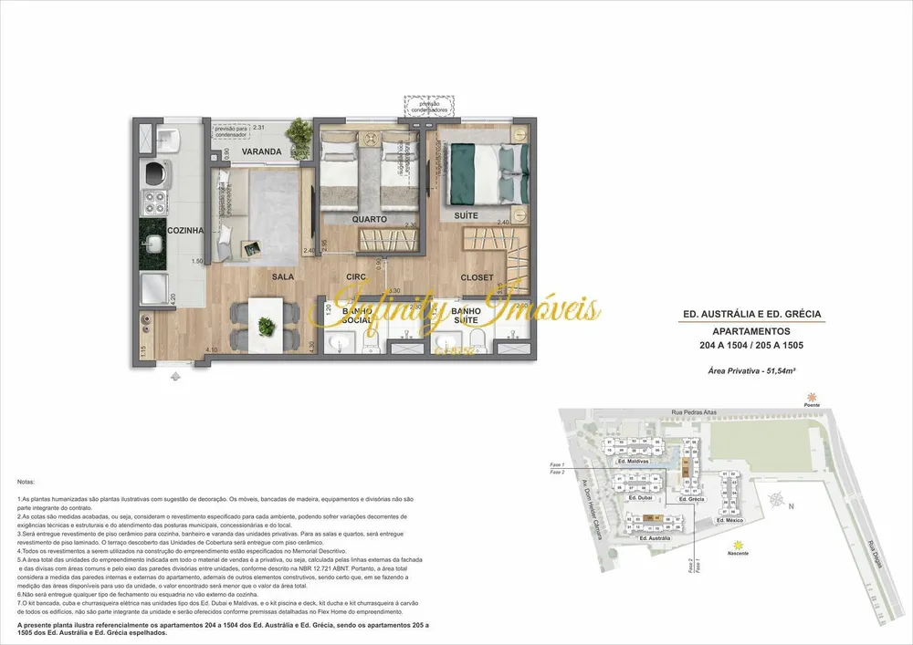 Apartamento, 2 quartos, 45 m² - Foto 57