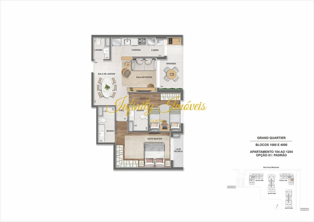 Apartamento, 2 quartos, 74 m² - Foto 77