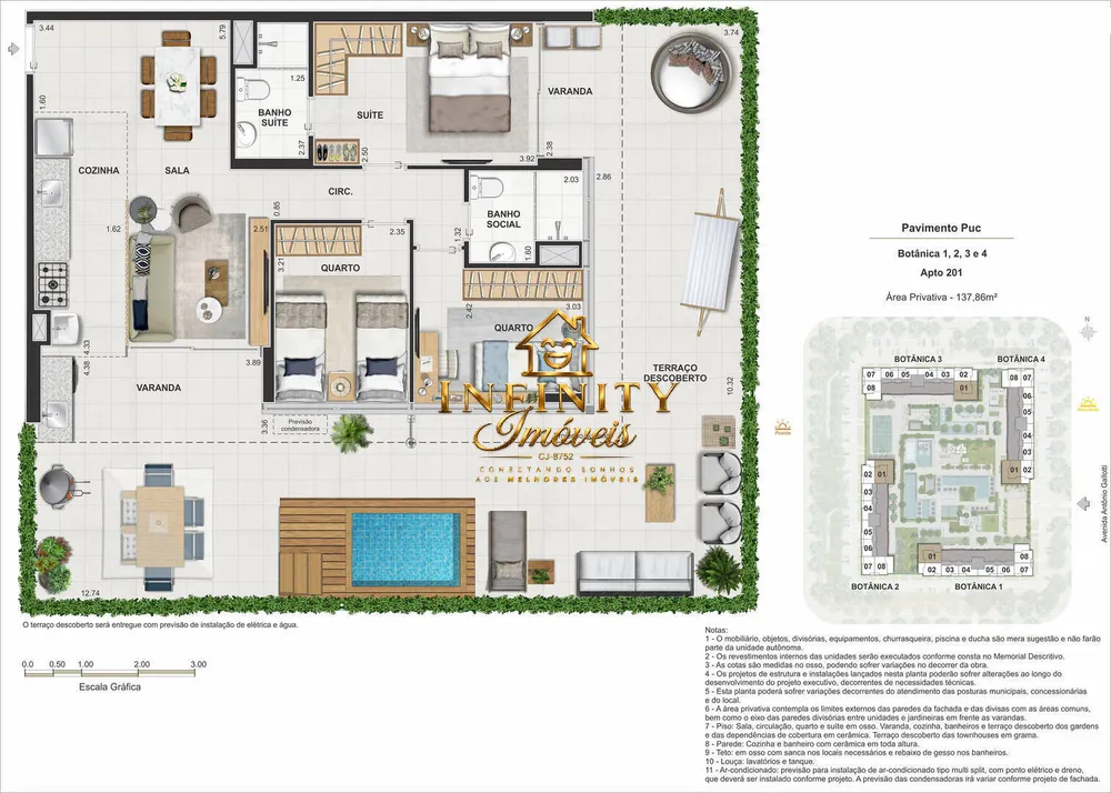 Cobertura, 3 quartos, 145 m² - Foto 52