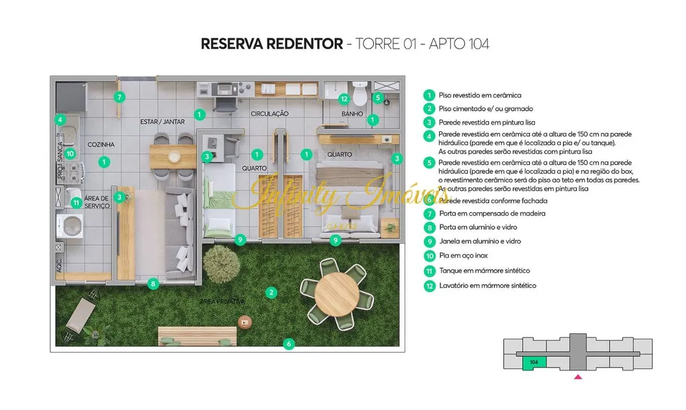Apartamento, 2 quartos, 59 m² - Foto 15