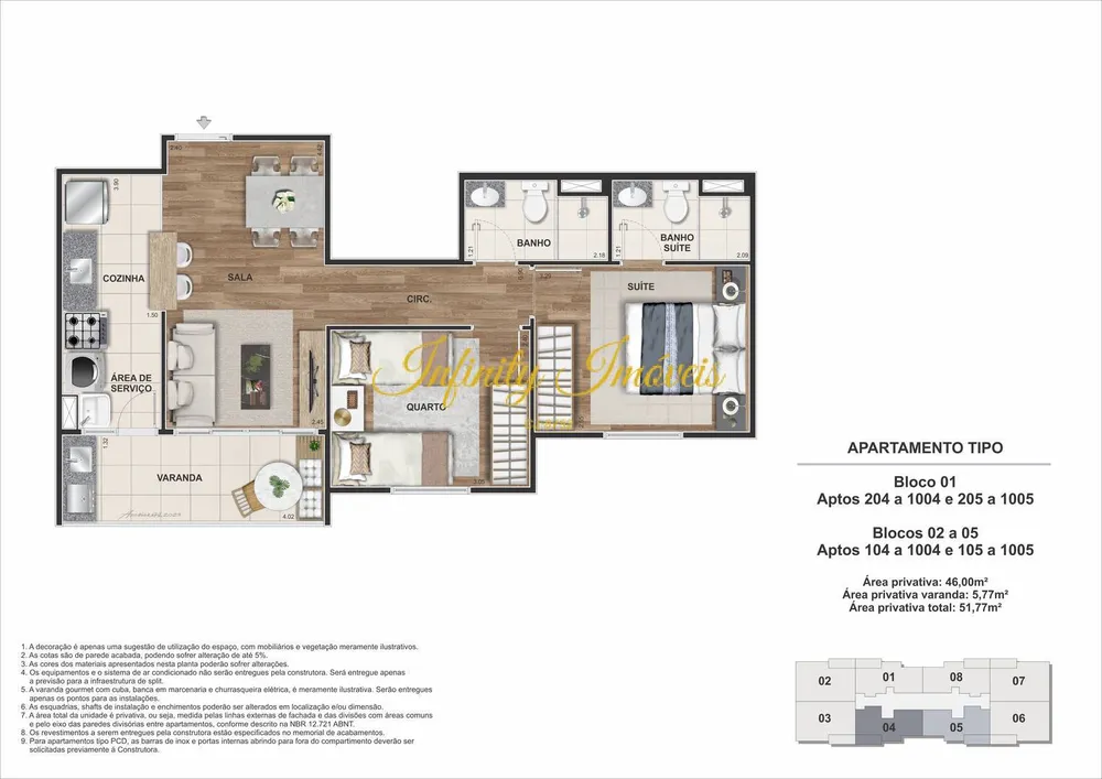 Apartamento, 2 quartos, 51 m² - Foto 31