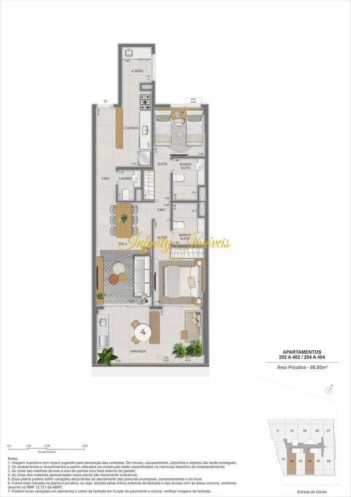 Apartamento, 2 quartos, 85 m² - Foto 21