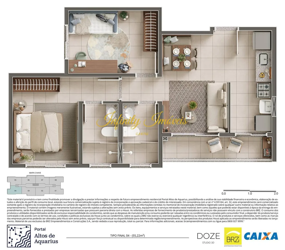 Apartamento, 1 quarto, 45 m² - Foto 39