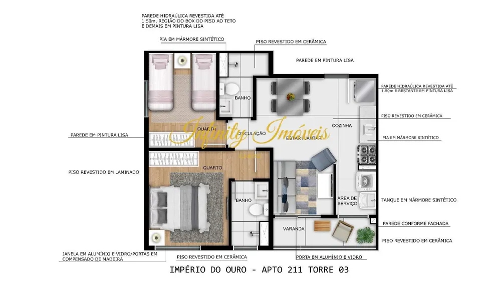 Apartamento, 2 quartos, 47 m² - Foto 23