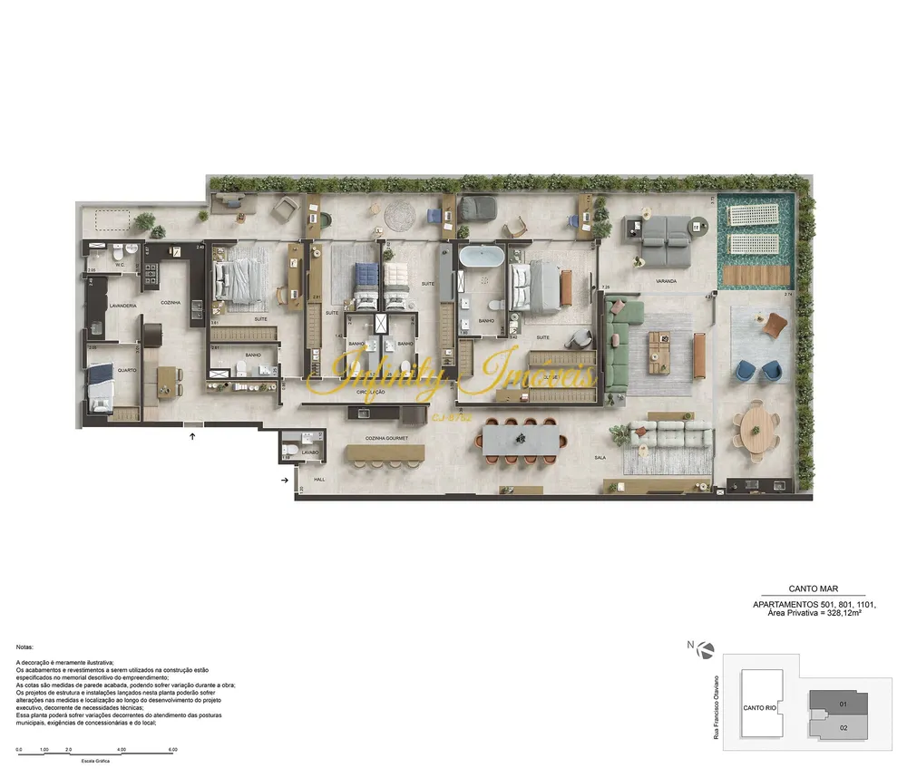 Apartamento, 4 quartos, 328 m² - Foto 35