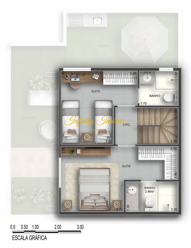 Casa de Condomínio, 4 quartos - Foto 33