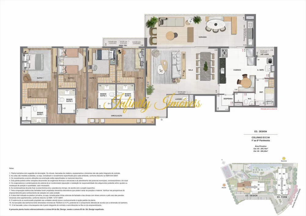 Apartamento, 4 quartos, 185 m² - Foto 56