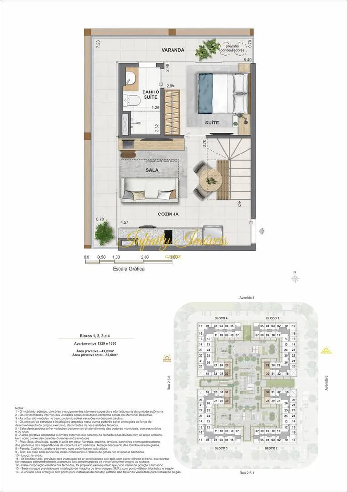 Cobertura, 1 quarto, 67 m² - Foto 54