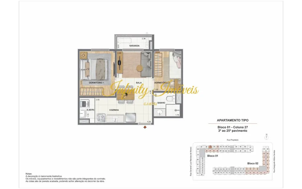 Apartamento, 2 quartos, 36 m² - Foto 27