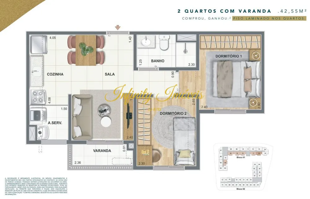 Apartamento, 2 quartos, 42 m² - Foto 25