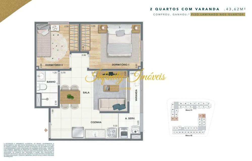 Apartamento, 2 quartos, 42 m² - Foto 28