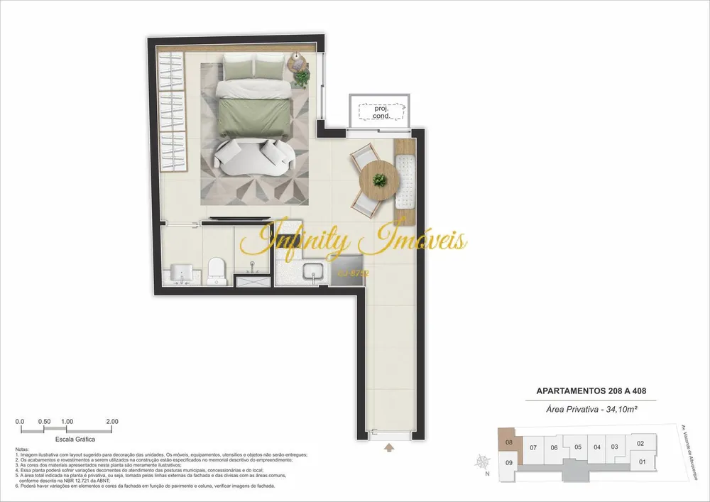 Apartamento, 1 quarto, 55 m² - Foto 25