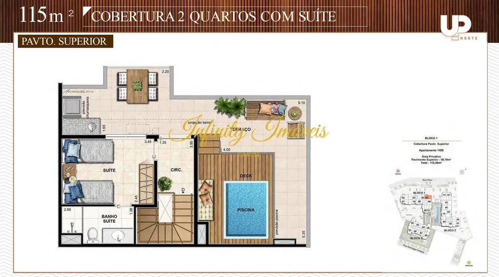 Cobertura, 2 quartos, 115 m² - Foto 16