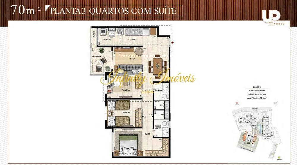 Cobertura, 2 quartos, 115 m² - Foto 12