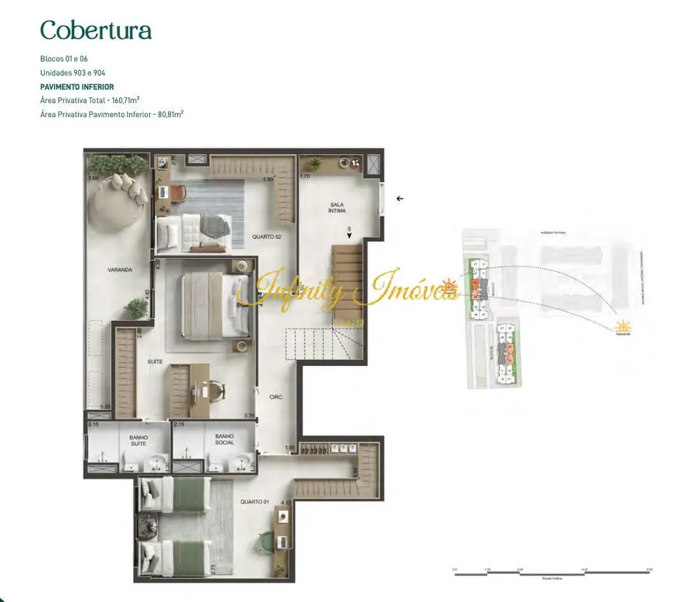 Cobertura, 4 quartos, 160 m² - Foto 39