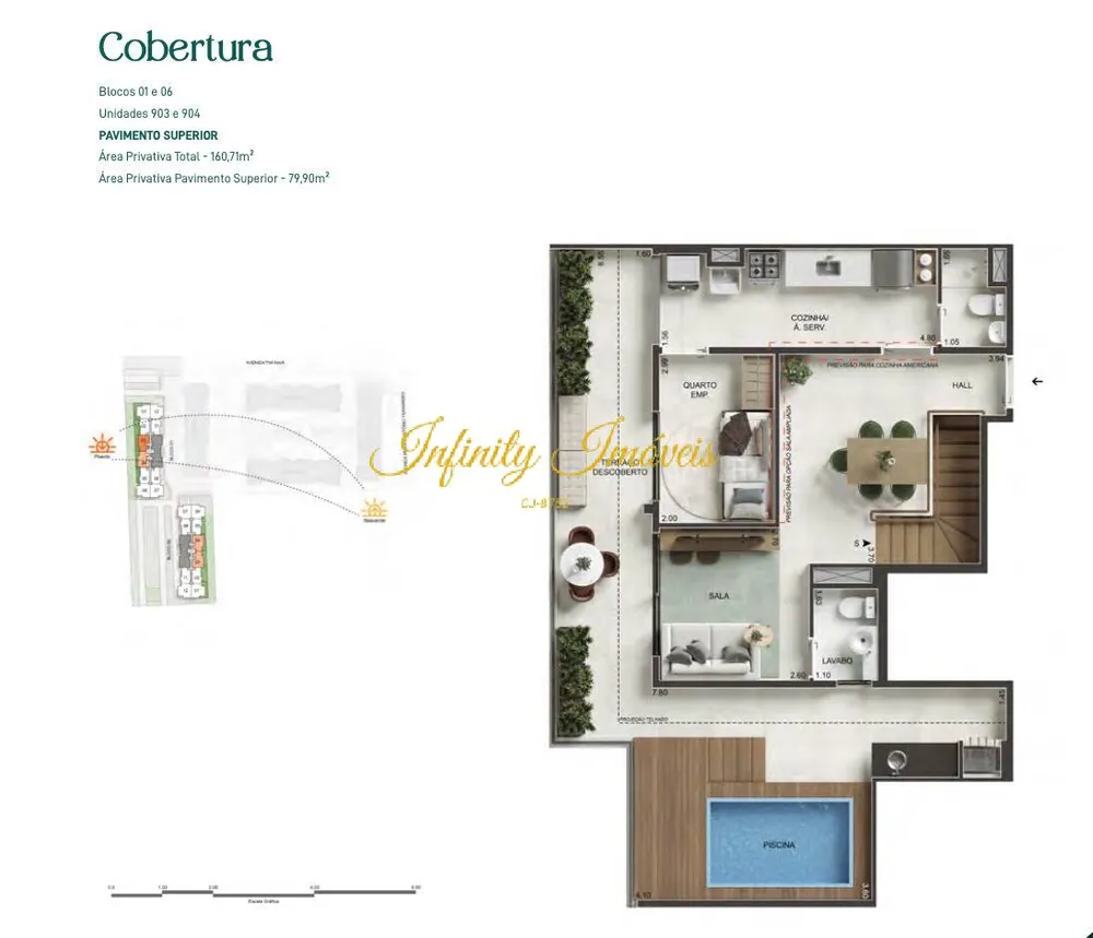 Cobertura, 4 quartos, 160 m² - Foto 40