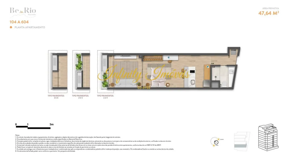 Apartamento, 1 quarto, 43 m² - Foto 19