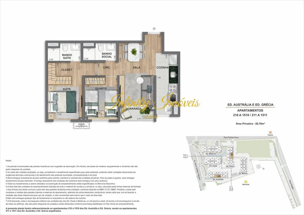 Apartamento, 2 quartos, 53 m² - Foto 55