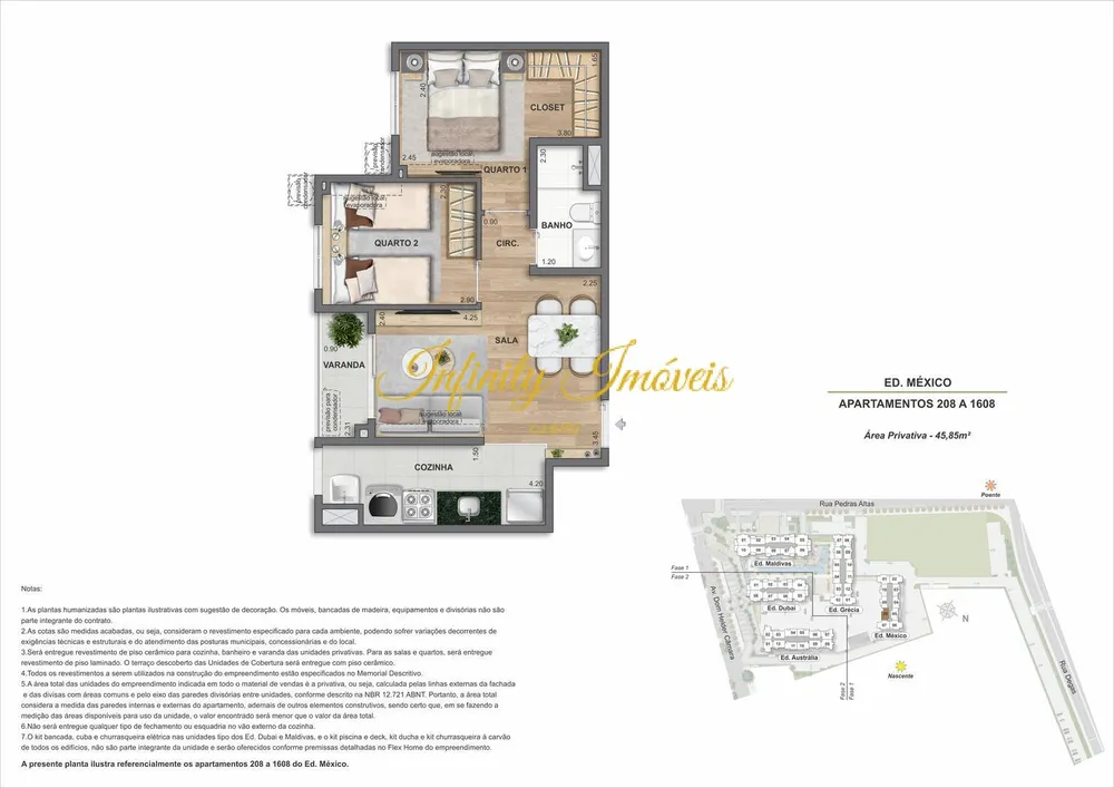 Apartamento, 2 quartos, 53 m² - Foto 65