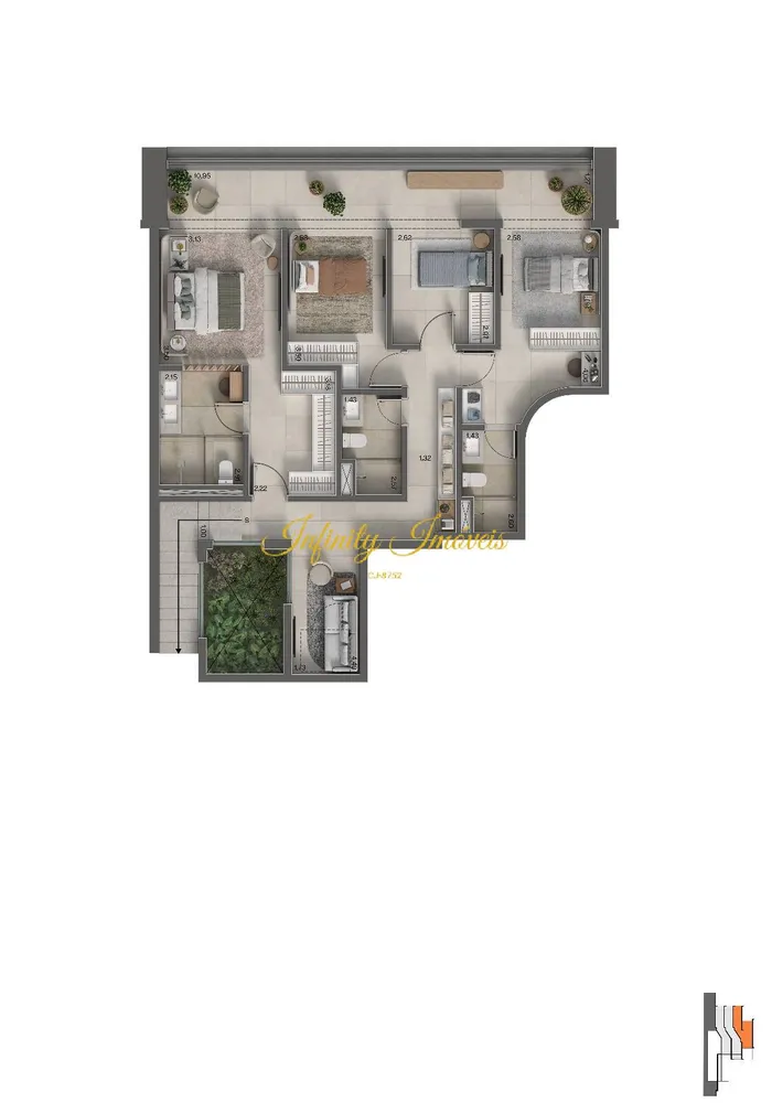 Apartamento, 4 quartos, 323 m² - Foto 23