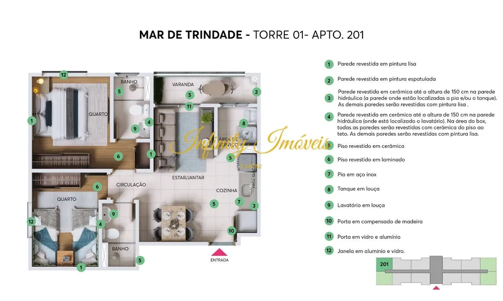 Apartamento, 1 quarto, 46 m² - Foto 19