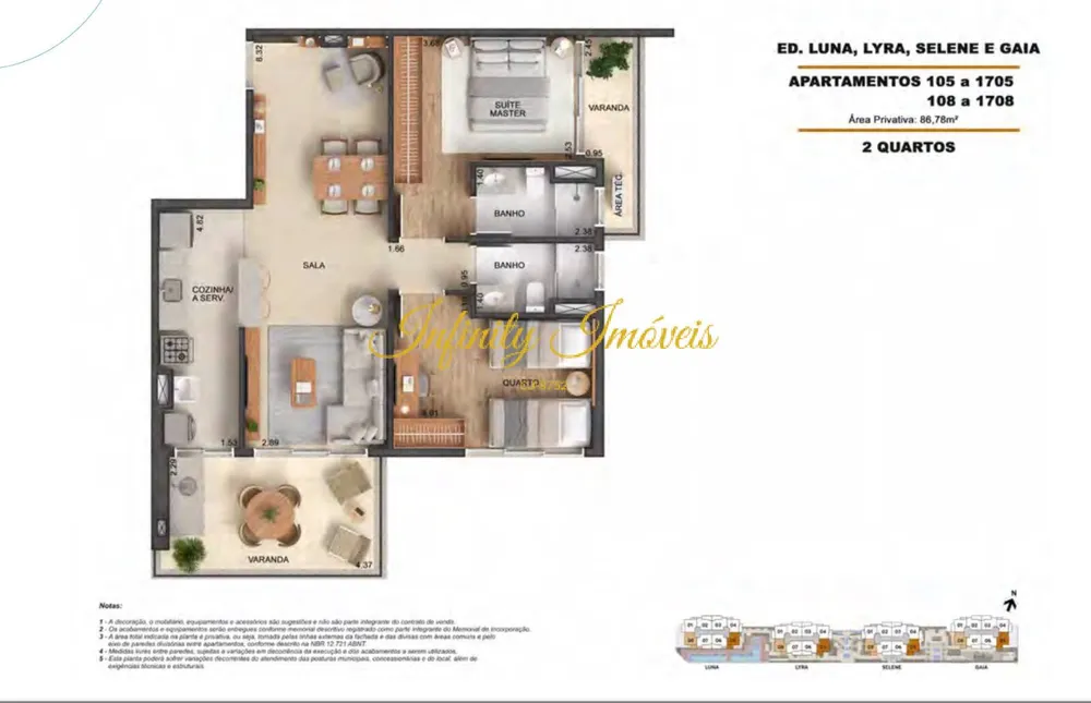 Apartamento, 2 quartos, 86 m² - Foto 23