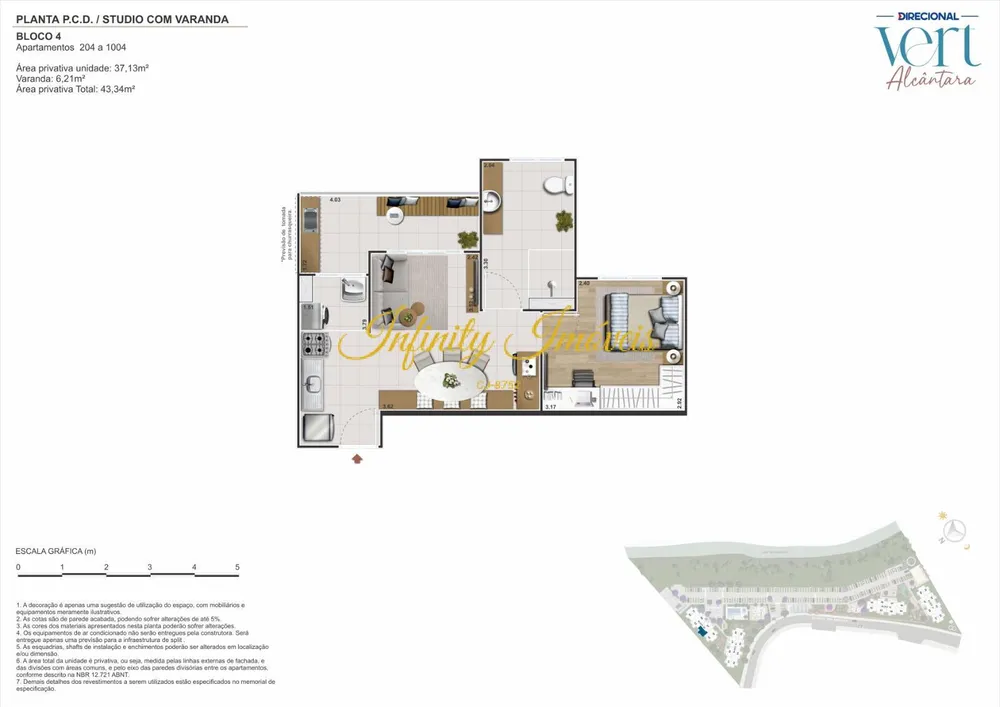 Apartamento, 2 quartos, 43 m² - Foto 53