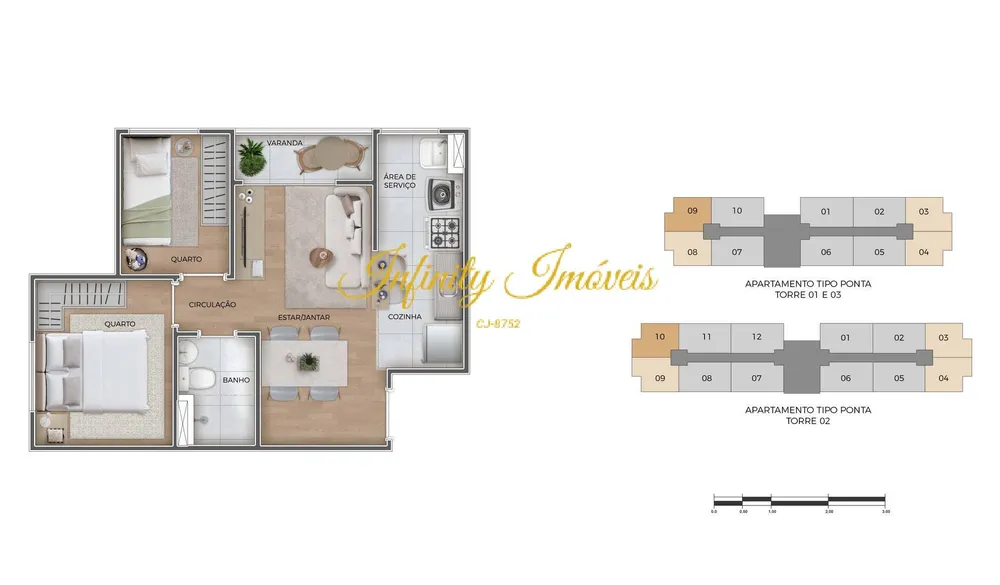 Apartamento, 2 quartos, 37 m² - Foto 29