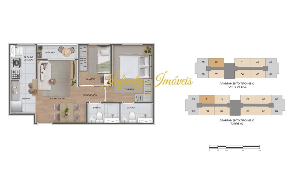 Apartamento, 2 quartos, 37 m² - Foto 28