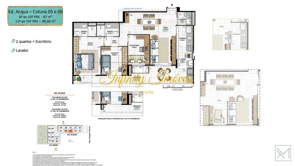 Apartamento, 2 quartos, 87 m² - Foto 38