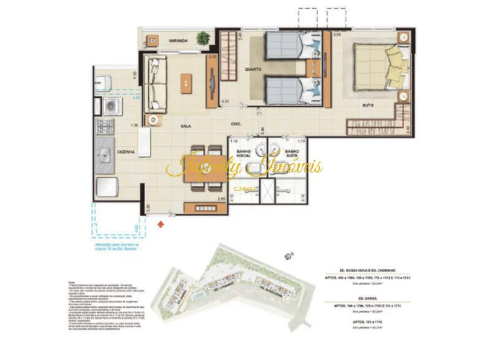 Apartamento, 3 quartos, 59 m² - Foto 20